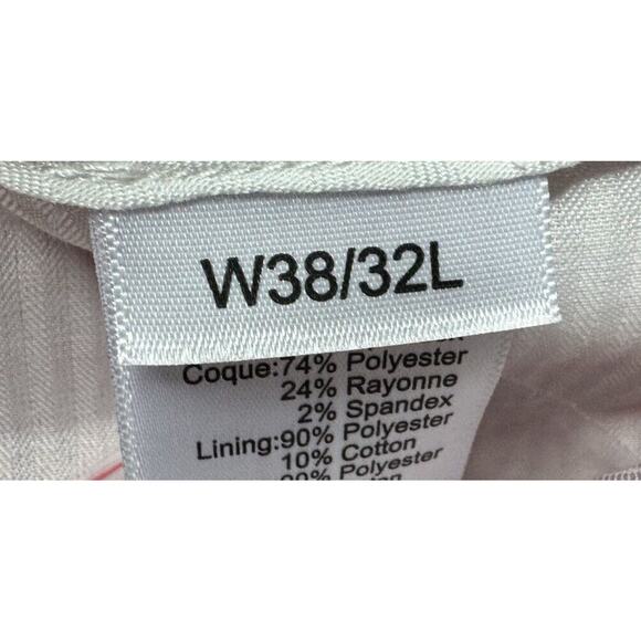 NWT Paisley & Gray Men's Red Flat Front Slim Fit Chino Pants - Size 38x31.5 - Picture 9 of 9